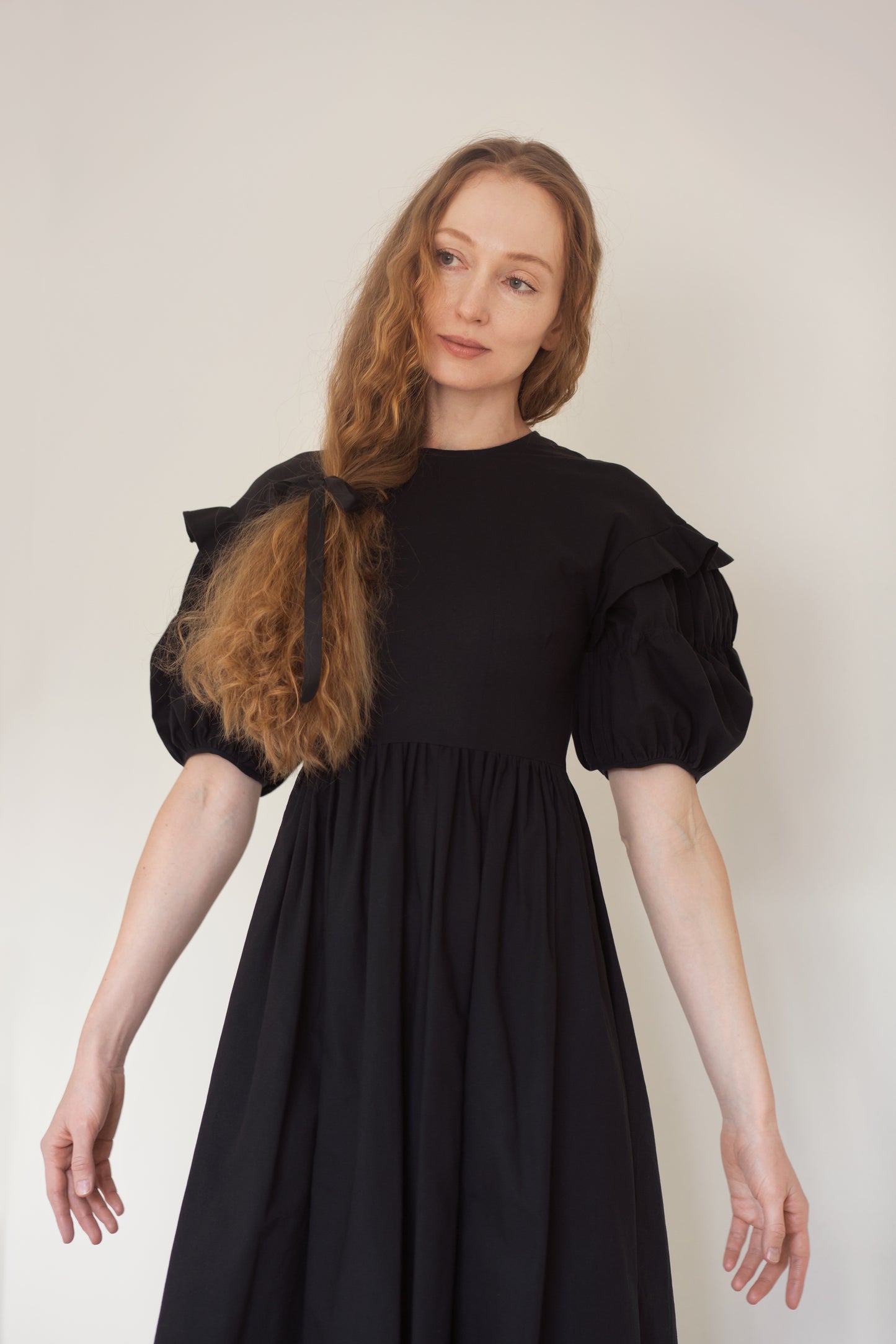 Ophelia dress in black